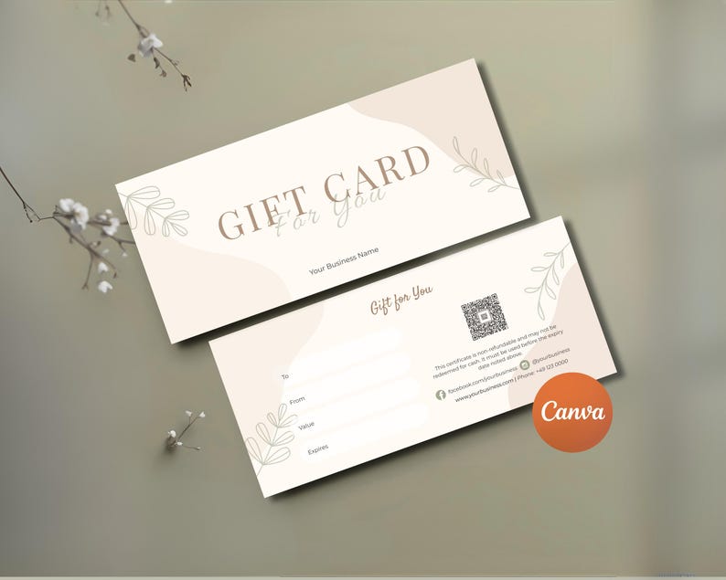 Botanischer Geschenkgutschein — Produktvorschau
