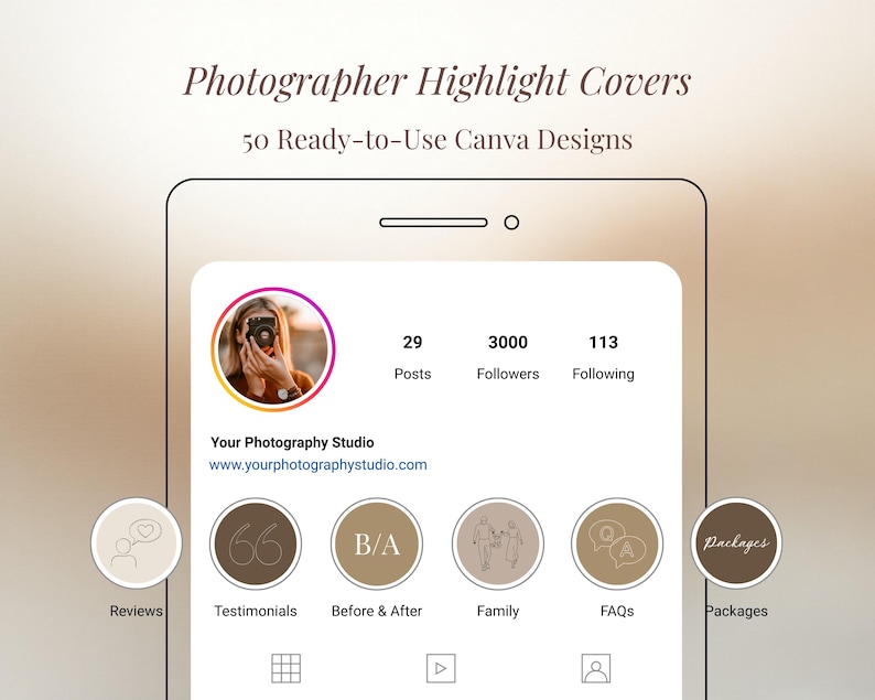 Neutrale Foto-Highlight-Cover — Produktvorschau