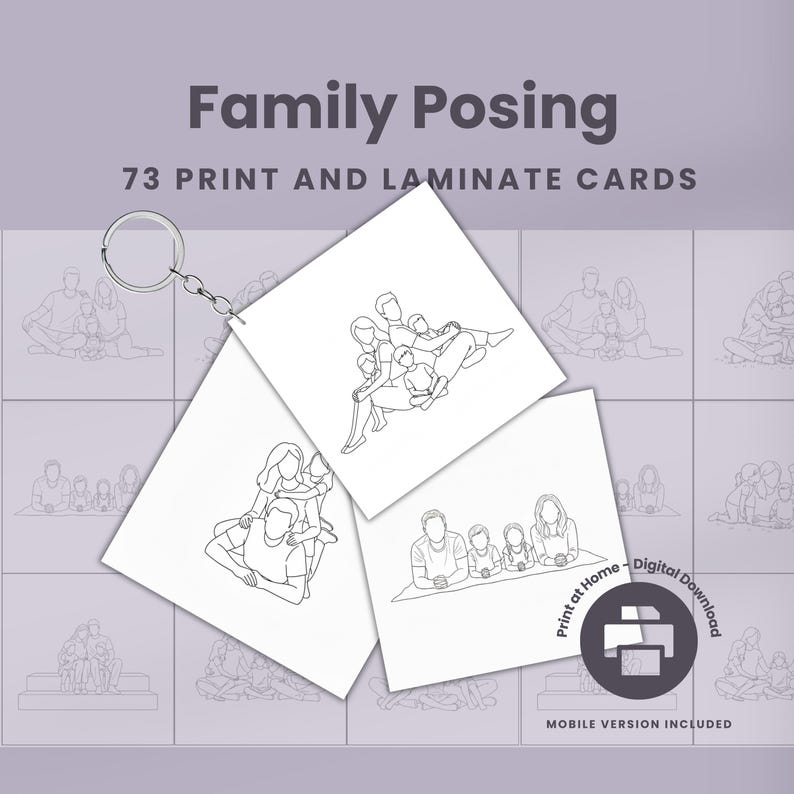 Posing-Guide für Familienfotos — Produktvorschau
