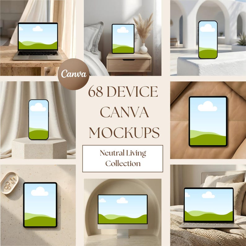 Neutrale Geräte-Mockup-Kollektion — Produktvorschau