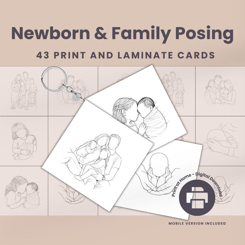 Posing-Guide für Neugeborene & Familien — Produktvorschau