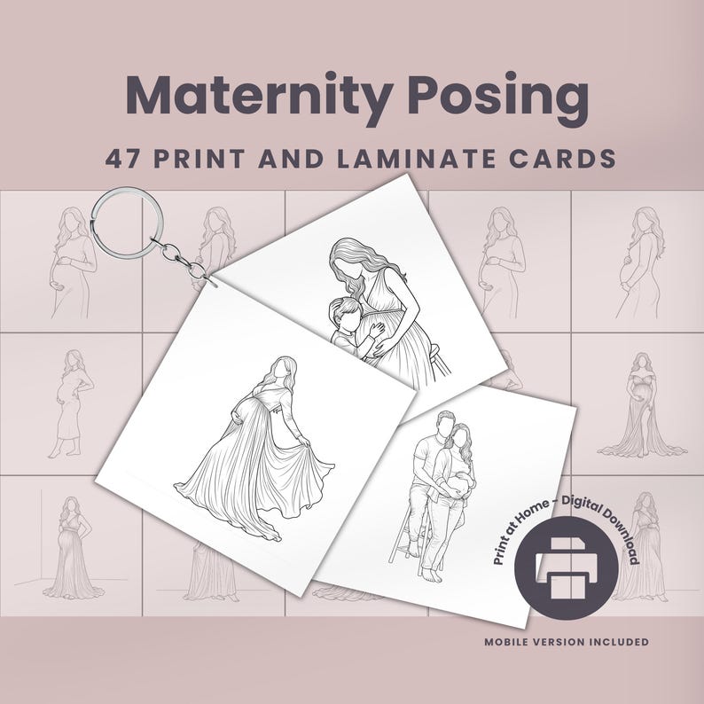 Posing-Guide für Babybauchfotos — Produktvorschau